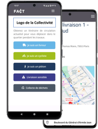 captures d'écrans app fact
